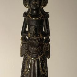 ORIENTAL WOOD FIGURE