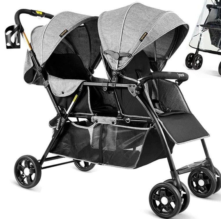 Besrey Double Stroller Brand New But 1 Small Weel Is Missing