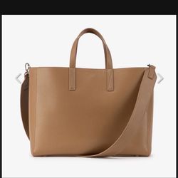 Calpak Haven Laptop/Tote/Work/Crossbody/Shoulder Bag in Toffee 