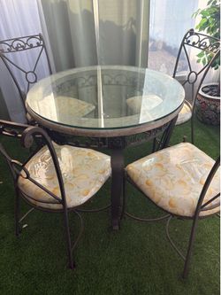 Table and chairs