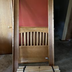 Mission Style Maple Bed Frame 