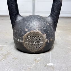35Lb/16Kg Grey Man Kettlebell made In 🇺🇸 