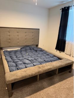 King size bed frame