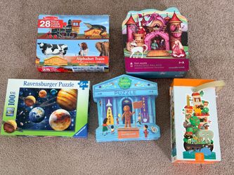 5 Puzzles for Kids — Toddlers/Preschool