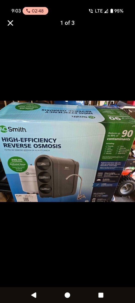 Reverse Osmosis Water System 