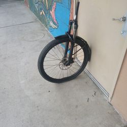 MTB Forks, rim, tire, %  brake caliper