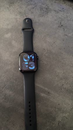 Apple Watch with Black Sport Band