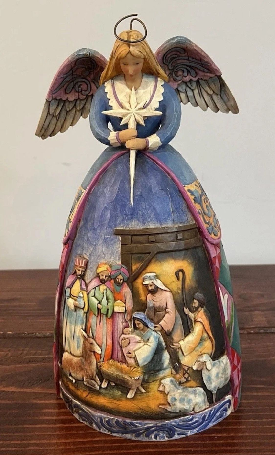 Jim Shore Angel Nativity A Star Shall Guide Us Figurine Heartwood Creek 2005