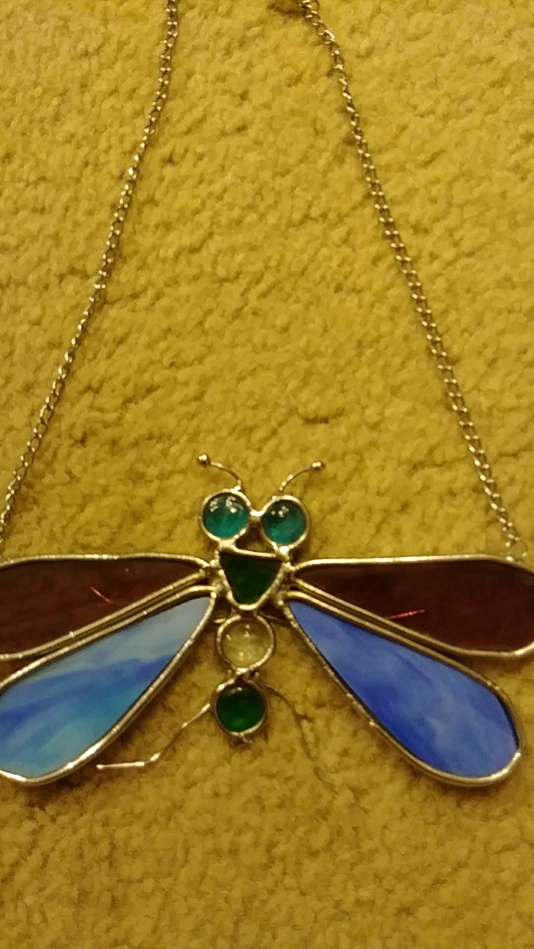STAINED GLASS INSECT ORNAMENT