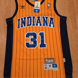 Reggie Miller Indiana Pacers Pinstripes Jersey 