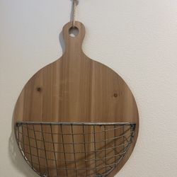 Board With basket Wall Hanging 