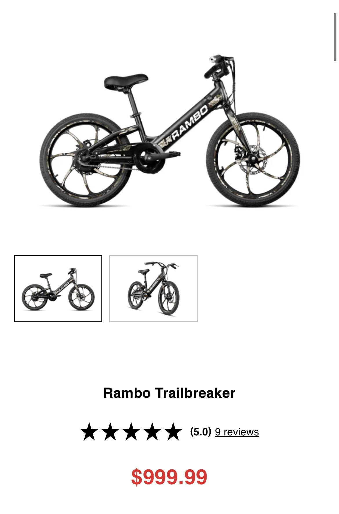 Rambo Kids E-MTB EMTB 20” E-Bike