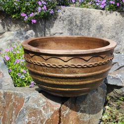 Nice Ceramic Flower Pot ,  W-11.5" × H-6.5"
