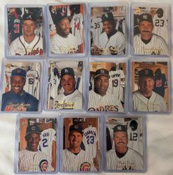 1994 Studio Baseball Stars 11-Card Lot – Gwynn, Maddux, Thomas & Piazza