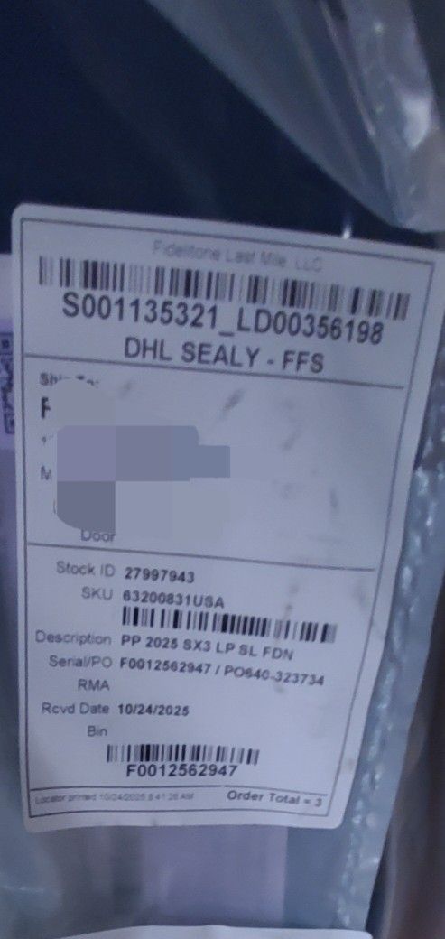 Still in factory packaging 2 TwinXL box springs for king size mattress.