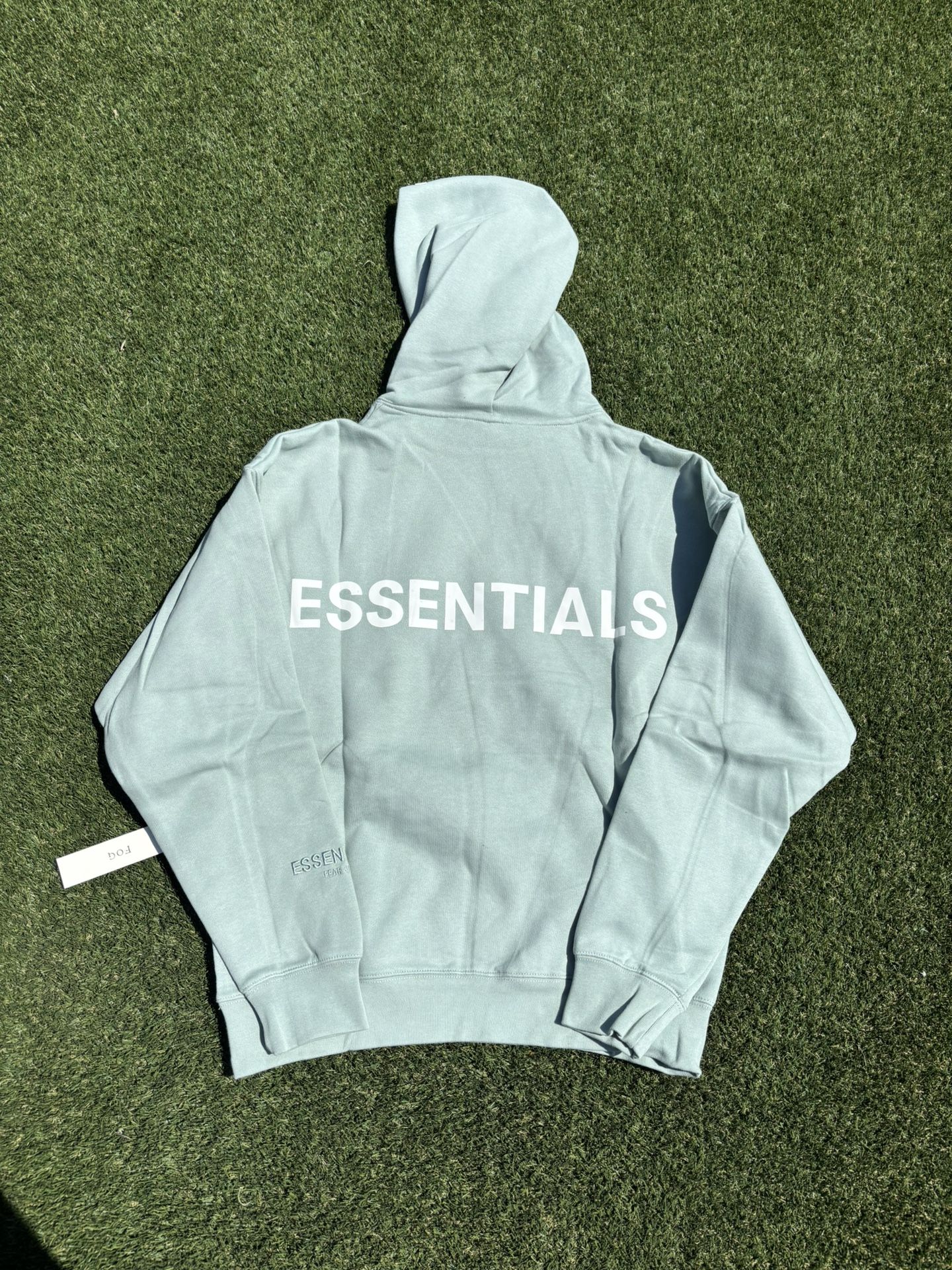Fear of God Essentials Hoodie 3M blue