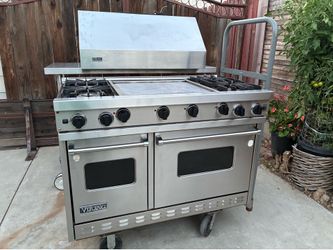 Viking professional range stove for home 48x24 adjustable height