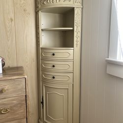 Gorgeous Wood Corner Dresser (x2)