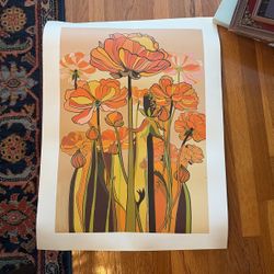 Walk Art If Flowers Unframed