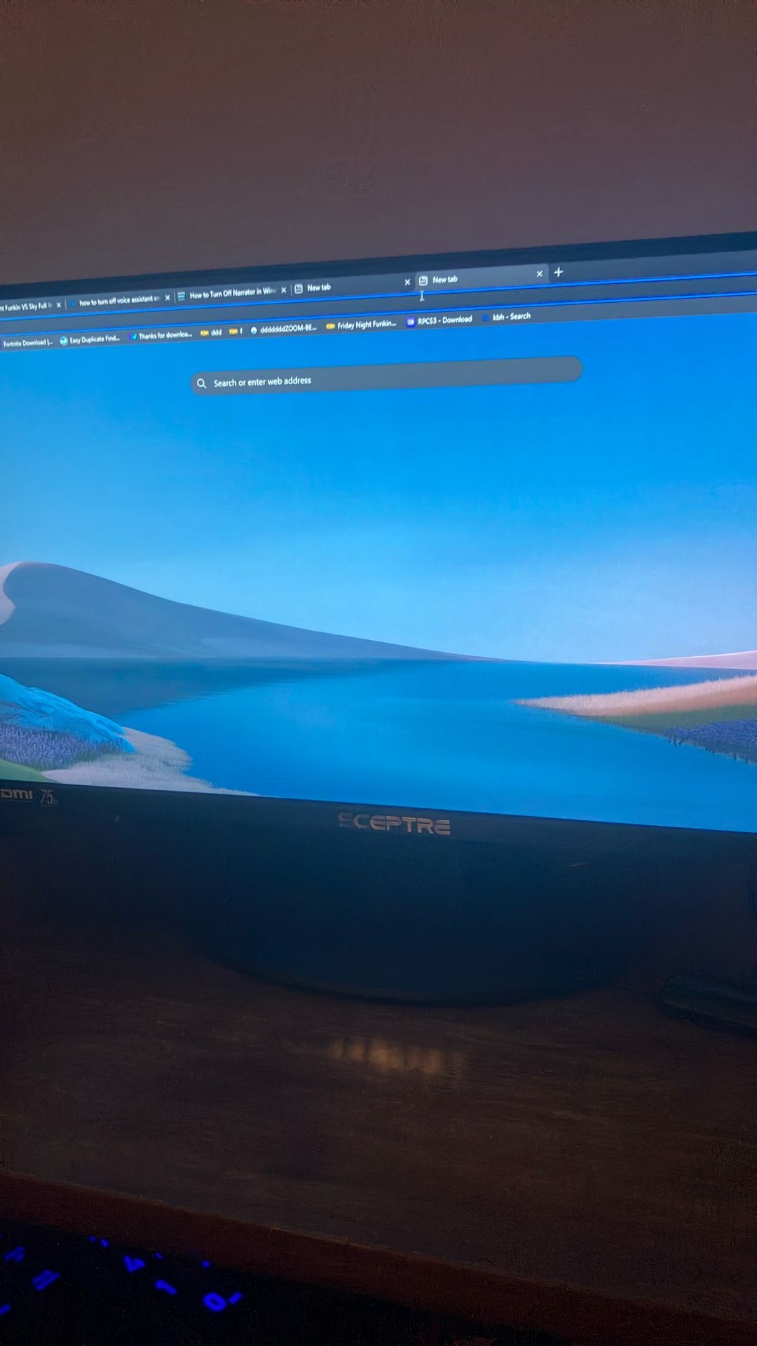 Scepter 45 Inch 75 Hz Monitor (comes With Cables And Free HDMI)