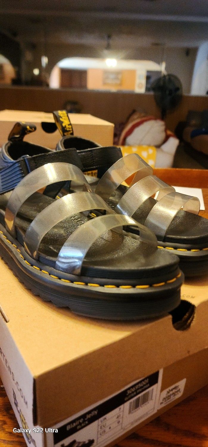 Martens Blaire Jelly Glitter Strap Sandals Women's Size