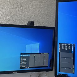 Two Dell E2414H  Monitors 