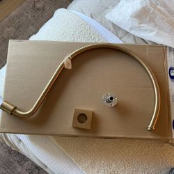 CALIFORNIA FAUCETS  Satin Bronze - Curved Shower Arm