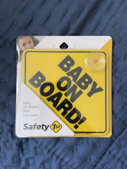 Baby On Board Sign
