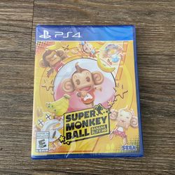 SEALED PlayStation 4 SUPER MONKEY BALL BANANA BLITZ HD