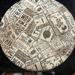 Vintage Round Munro Zip-O-Niter Case with Handle