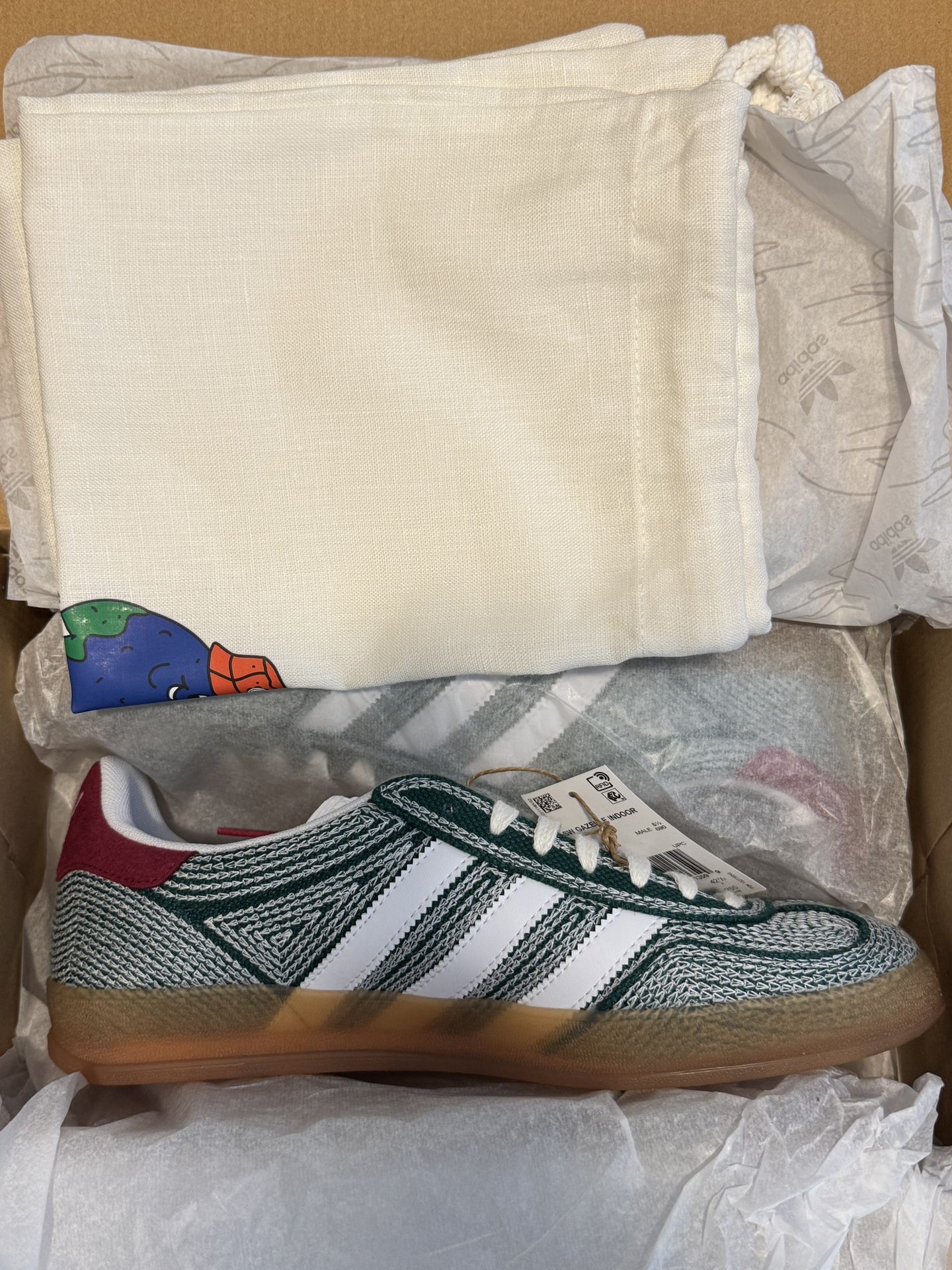 Adidas Gazelle Indoor Sean Wotherspoon Hemp Green
