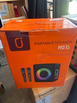 🎤 Portable Karaoke Speaker System (2 Wireless Mics) – MS15 – $85