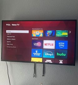 43 inch TCL Roku TV