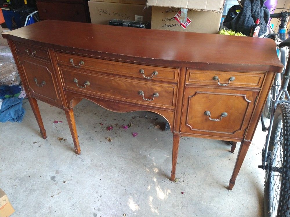 Antique Sideboard/Buffet Table