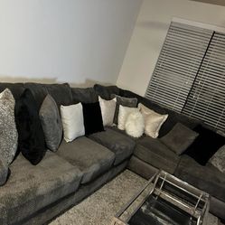 Large Gray Sectional