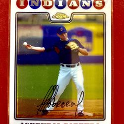 Asdrubal Cabrera RC 2008 Topps Chrome Refractor Rookie Card 