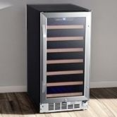 Edgestar 15" Stainless Steel Single Zone Wine Cooler New