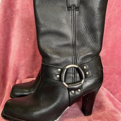 Women’s Harley Davidson Heel Boots Size 7.5 (black)