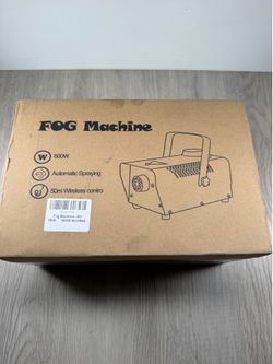 Fog Machine, Smoke Machine with Remote Control Fog Machine for Party Halloween Wireless&Wired Remote Control