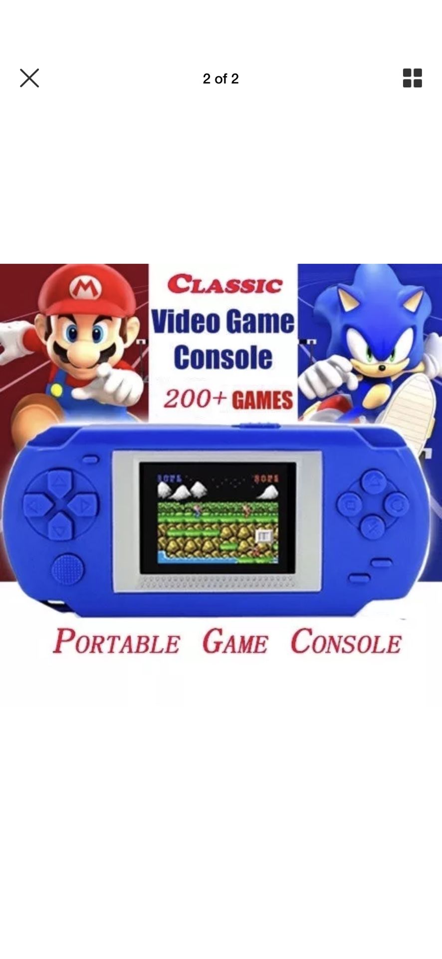 Mini portable game console 200 games