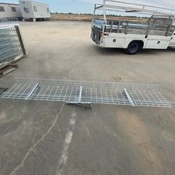 8 Foot Long  18 Inches Wide Metal Shelfs/racks