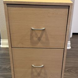 Maple 2 Drawer File Cabinet