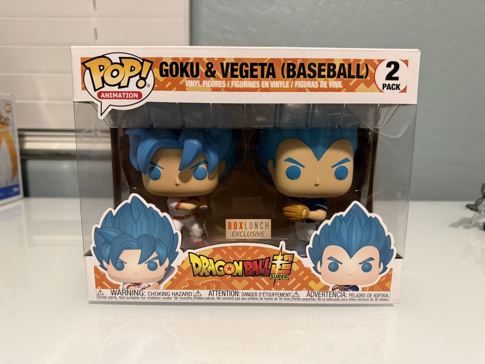 Funko Pop Goku & Vegeta (baseball)