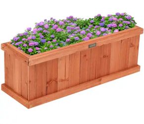 Planter Box Rectangular - Natural