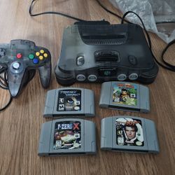  Nintendo 64 Smokey Grey Bundle