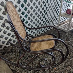 Vintage 1970s Thonet Style Bentwood Rocker, Excellent Condition