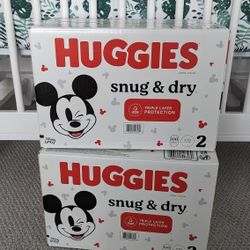 Huggies Size 2 Diapers 