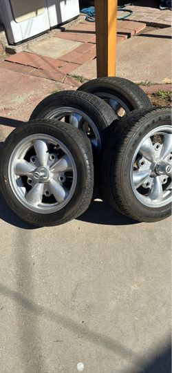 Polished 5 spoke empi with caps