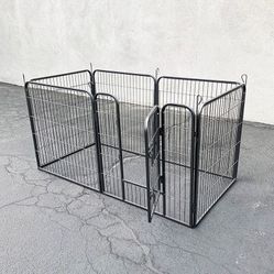 $85 (New in Box) Heavy duty 32” tall x 32” wide x 6-panel pet playpen dog crate kennel exercise cage fence