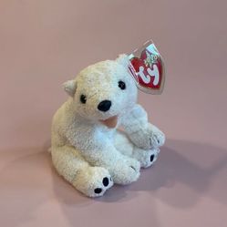 2000 Original TY Beanie Baby AURORA the White Polar Bear 6.5" NWT excellent...Giant Green Sea Turtle with Green Glittery Eyes Excellent Used Condition